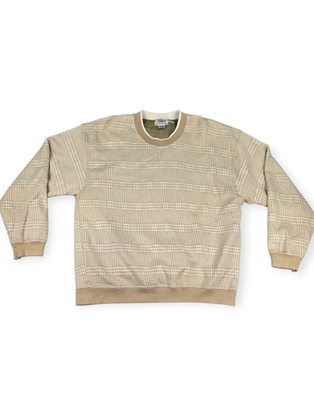 Vintage Titleist By Corbin Golf Windshirt Men's Size Large Tan EUC